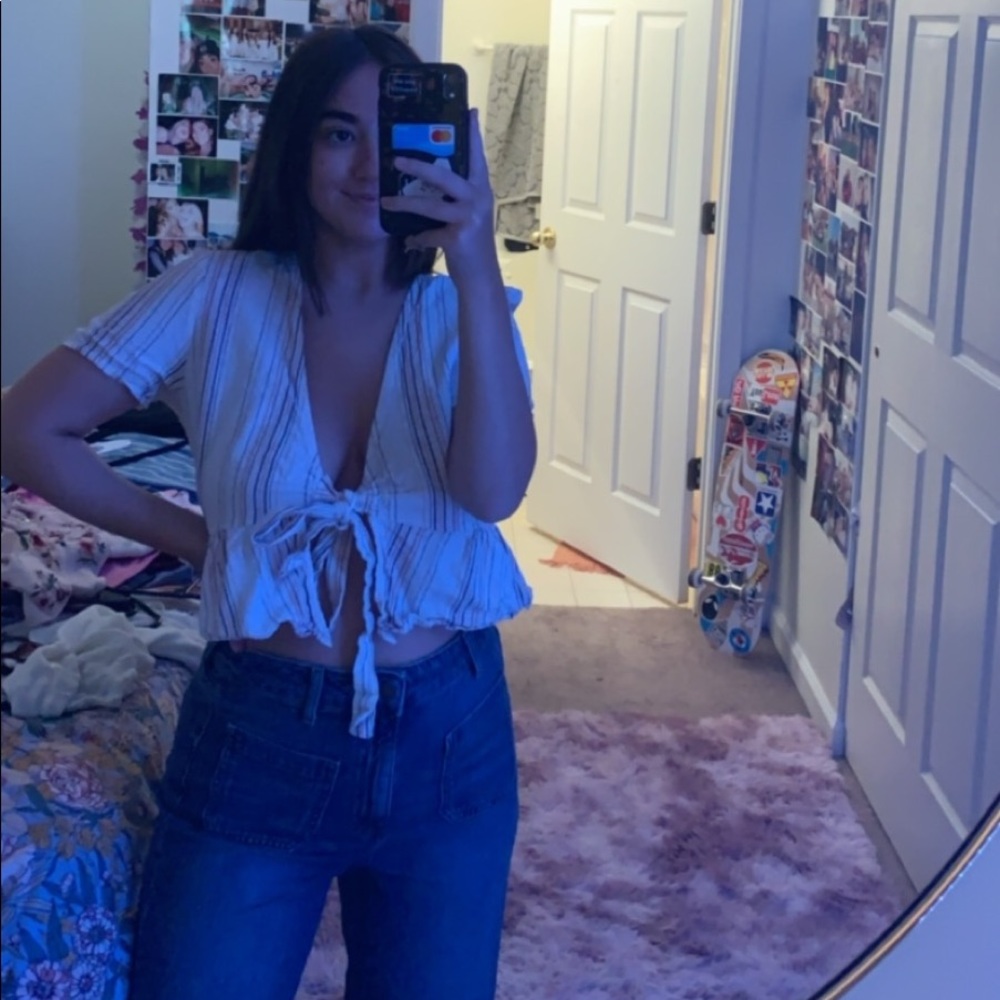 Lottie Moss Cropped Blouse